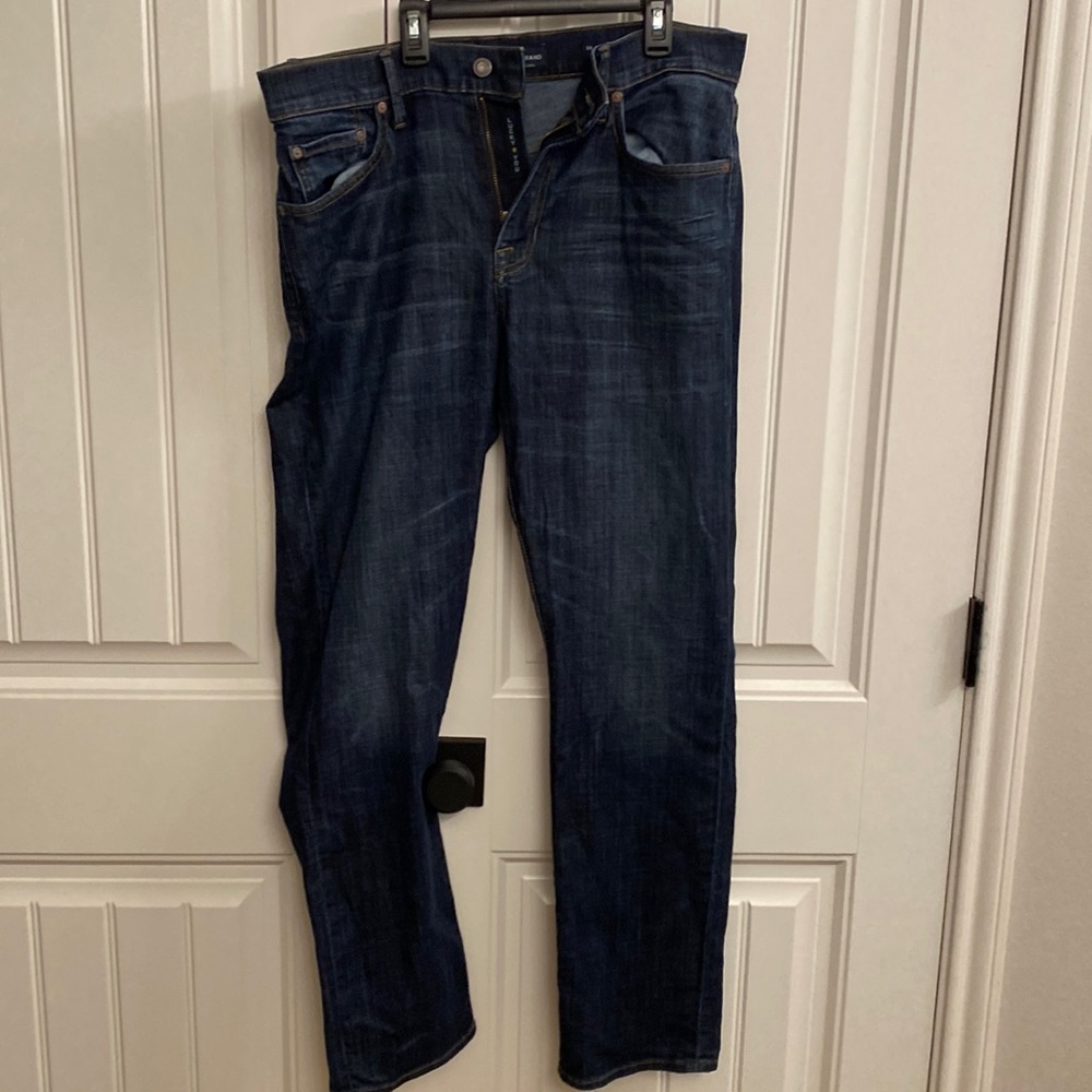 Lucky Brand 34x32 dark blue jeans athletic slim fit